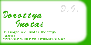 dorottya inotai business card